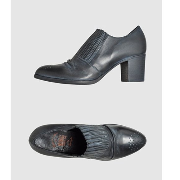 King Navy Leather Pumps, Made in Italy (Size 36, US 6) - Picture 1 of 7